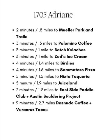 1705 Adriane DR, Austin, TX 78721