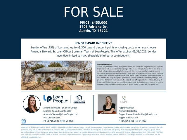 1705 Adriane DR, Austin, TX 78721