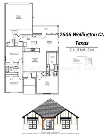 7606 WELLINGTON Court, Amarillo, TX 79119