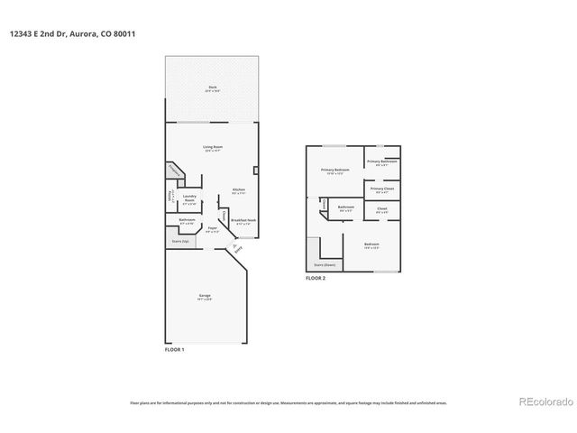 12343 E 2nd Dr, Aurora, CO 80011