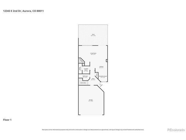 12343 E 2nd Dr, Aurora, CO 80011