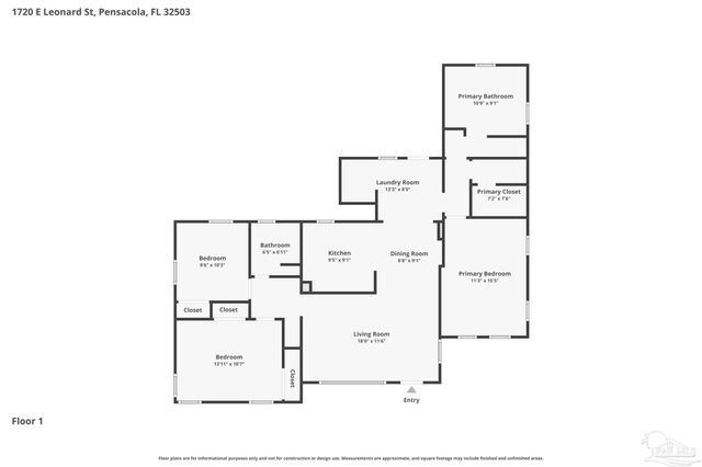 1720 E Leonard St, Pensacola, FL 32503