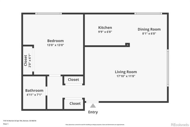 1151 N Marion Street 104, Denver, CO 80218