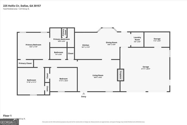 225 Hollis Circle, Dallas, GA 30157