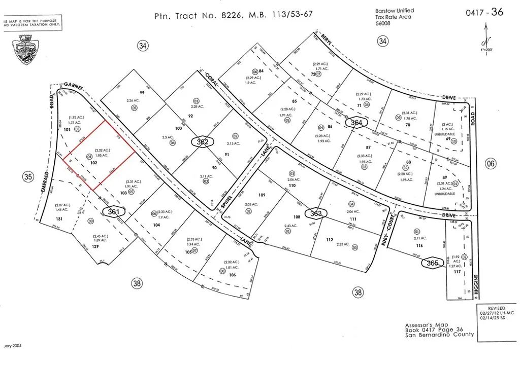 0 Garnet, Barstow, CA 92327