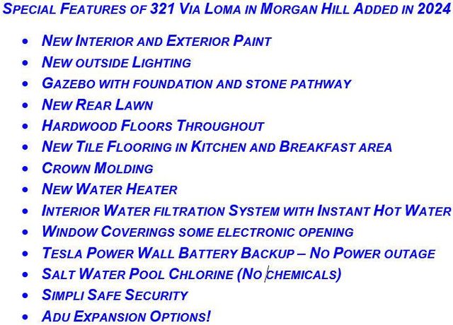 321 Via Loma, Morgan Hill, CA 95037