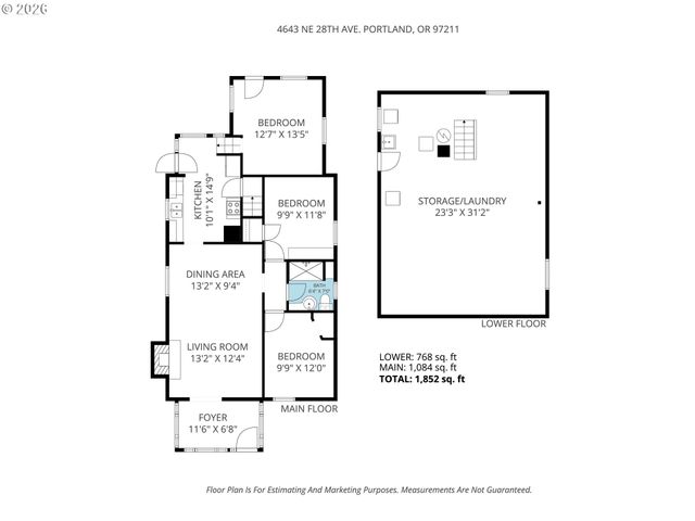 4643 Ne 28TH Ave, Portland, OR 97211