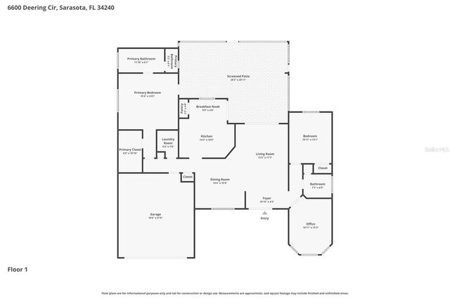 6600 DEERING CIRCLE, Sarasota, FL 34240