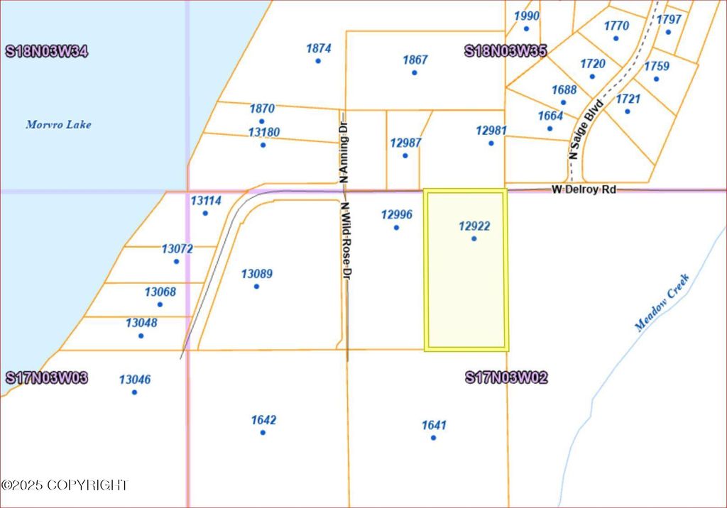 12922 W Delroy Road, Houston, AK 99694