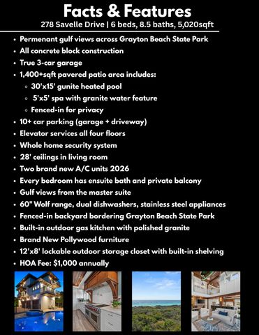 278 Savelle Drive, Santa Rosa Beach, FL 32459