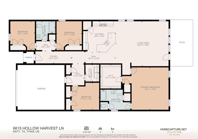 6615 Hollow Harvest Lane, Katy, TX 77449