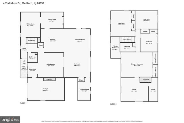 4 YORKSHIRE DR, Medford, NJ 08055