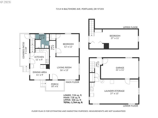 7214 N BALTIMORE Ave, Portland, OR 97203
