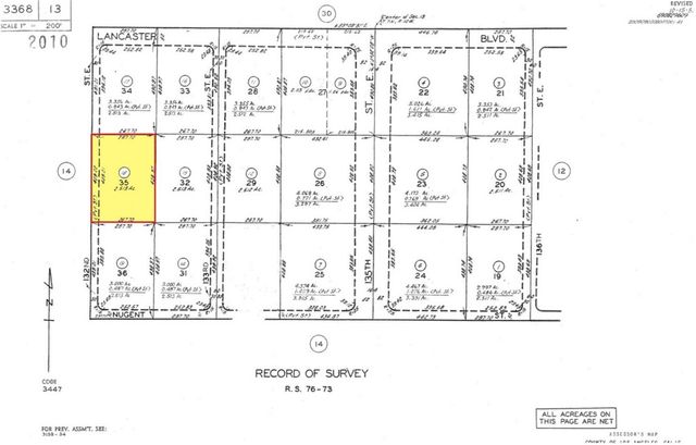0 E 132nd Street E, Lancaster, CA 93535