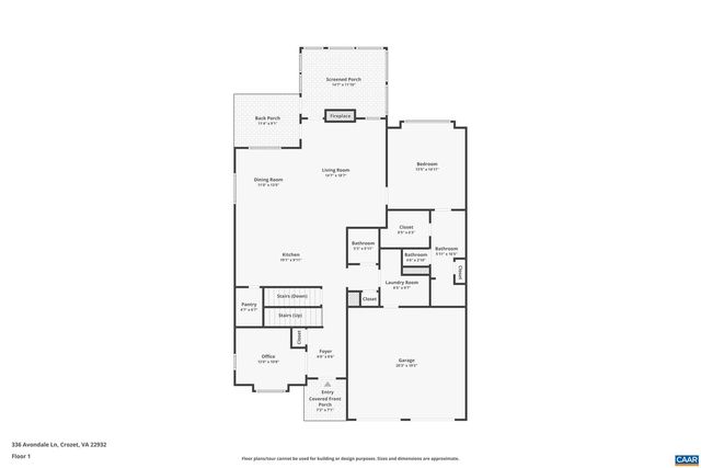 336 AVONDALE LN, Crozet, VA 22932