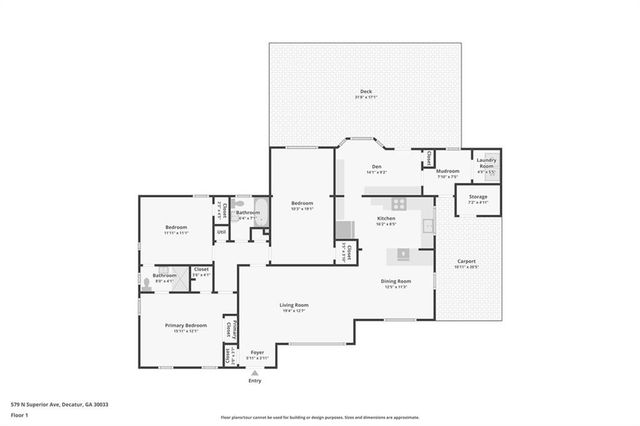 579 N Superior Avenue, Decatur, GA 30033