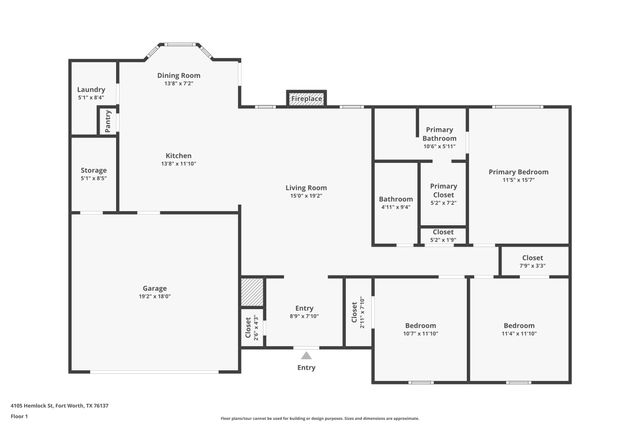 4105 Hemlock Street, Fort Worth, TX 76137