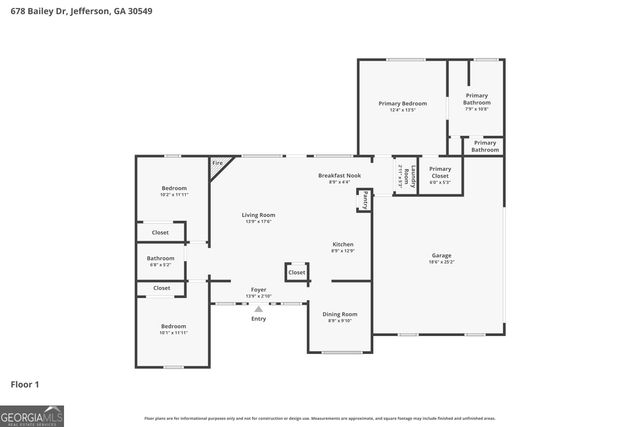 678 Bailey Drive, Jefferson, GA 30549