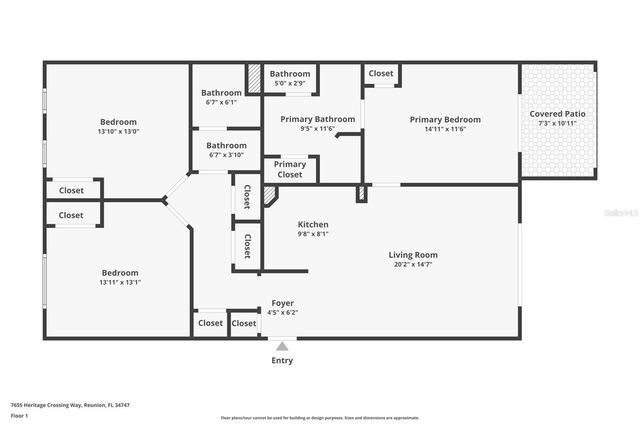 7655 HERITAGE CROSSING WAY 201, Reunion, FL 34747
