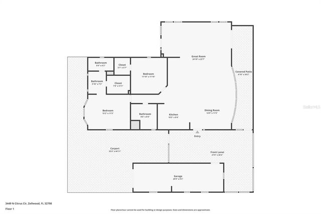 3449 N CITRUS CIRCLE 1637, Zellwood, FL 32798