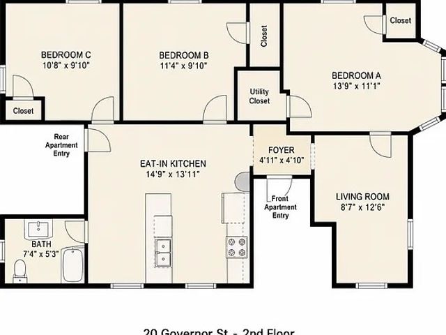 20 Governor Street 2, Providence, RI 02906