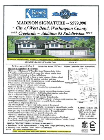 542 Woodside COURT, West Bend, WI 53095