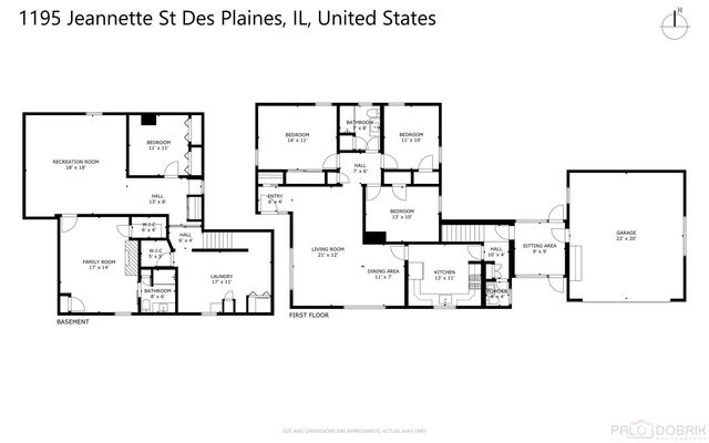 1195 Jeanette Street, Des Plaines, IL 60016