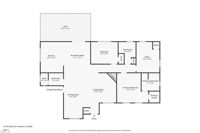 413 W Gilbert ST, Hampton, VA 23669