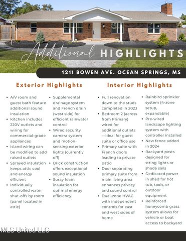 1211 Bowen Avenue, Ocean Springs, MS 39564