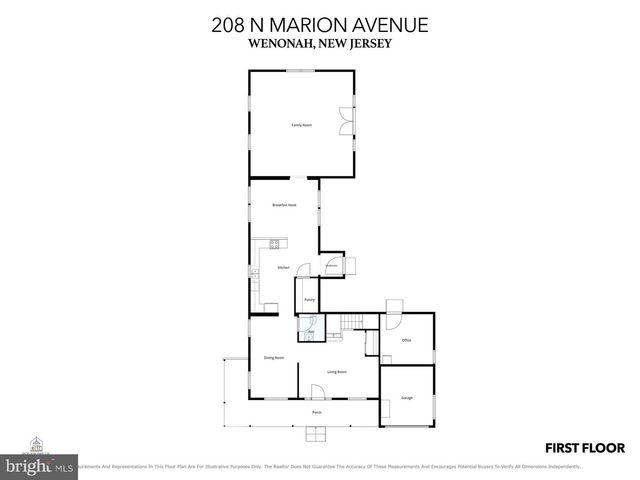 208 N MARION AVE, Wenonah, NJ 08090