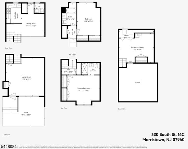 320 South St 16C, Morristown Town, NJ 07960