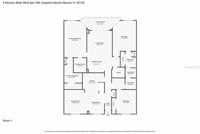 3 OCEANS WEST BOULEVARD 1D6, Daytona Beach, FL 32118