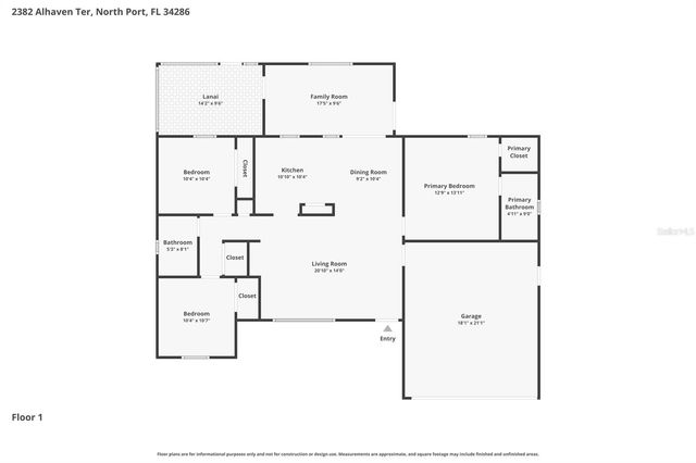 2382 ALHAVEN TERRACE, North Port, FL 34286
