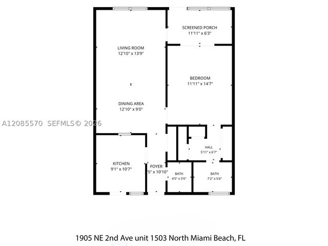 19051 NE 2nd Ave 1503, Miami, FL 33179