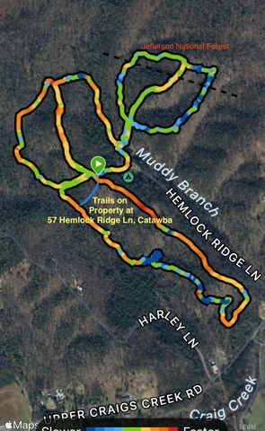 57 Hemlock Ridge LN, Catawba, VA 24070