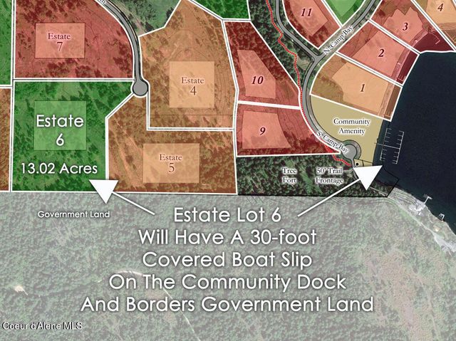Est Lot 6 Camp Bay Estates, Sagle, ID 83860