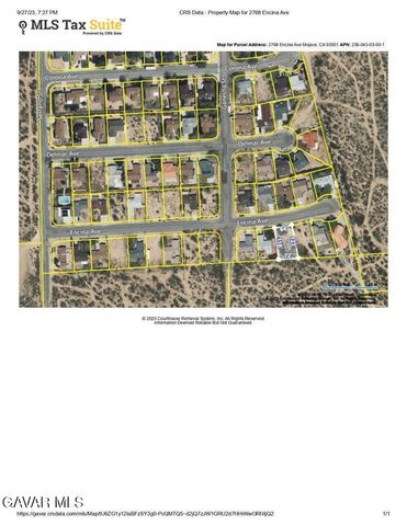 2768 Encina Avenue, Mojave, CA 93501