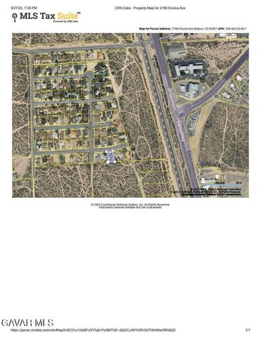 2768 Encina Avenue, Mojave, CA 93501