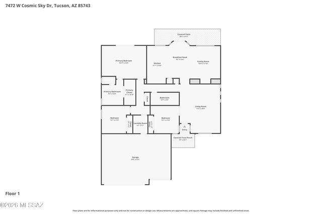 7472 W Cosmic Sky Drive, Tucson, AZ 85743