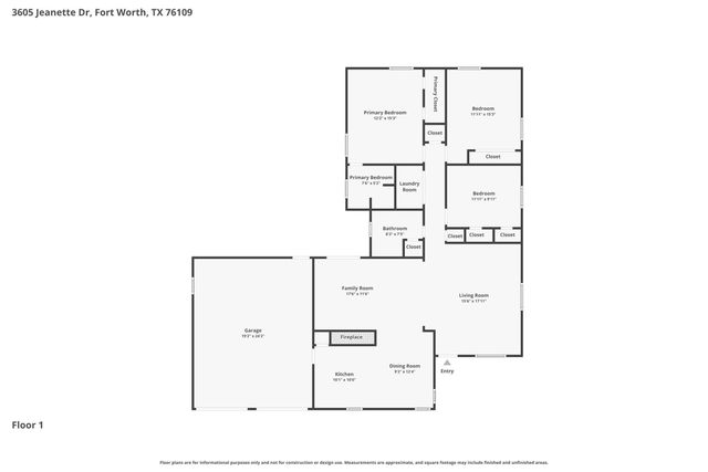 3605 Jeanette Drive, Fort Worth, TX 76109