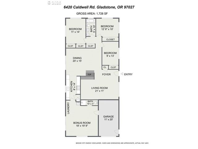 6420 CALDWELL Rd, Gladstone, OR 97027