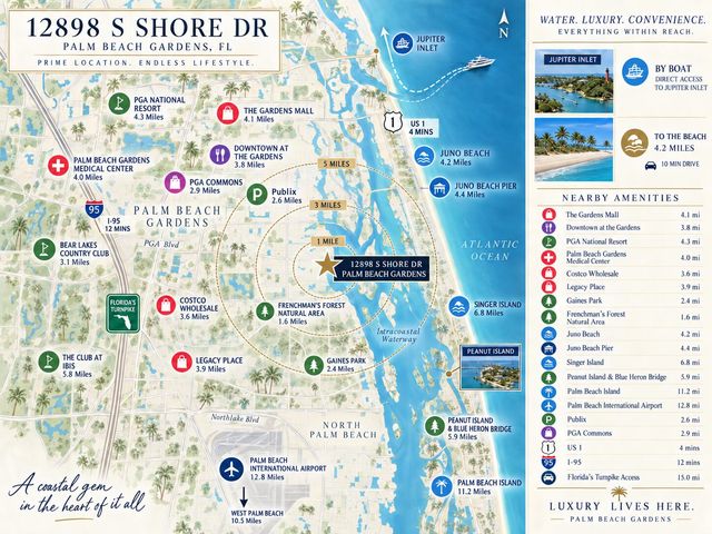 12898 S Shore Drive, Palm Beach Gardens, FL 33410