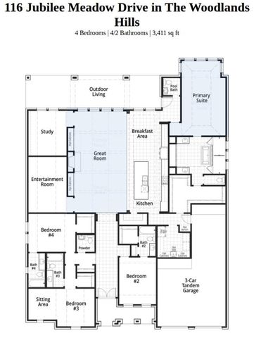 116 Jubilee Meadow Drive, Willis, TX 77318