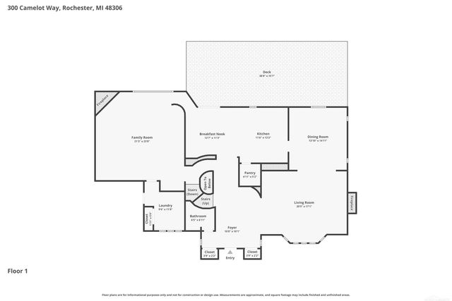 300 Camelot Way, Oakland Twp, MI 48306
