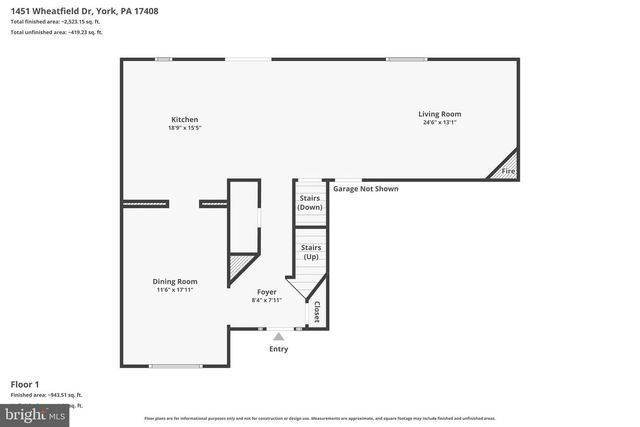 1451 WHEATFIELD DR, York, PA 17408