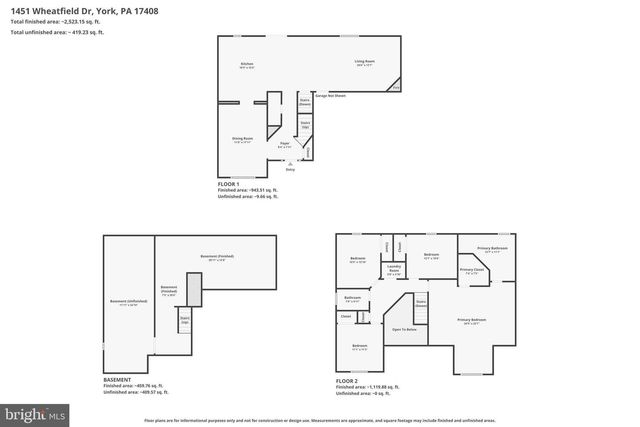 1451 WHEATFIELD DR, York, PA 17408