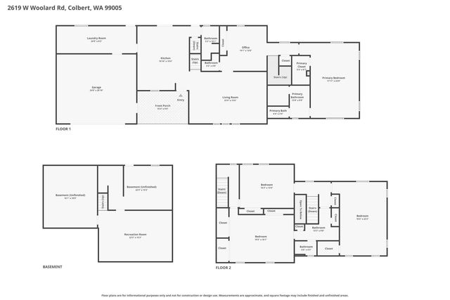 2619 W Woolard Rd, Colbert, WA 99005