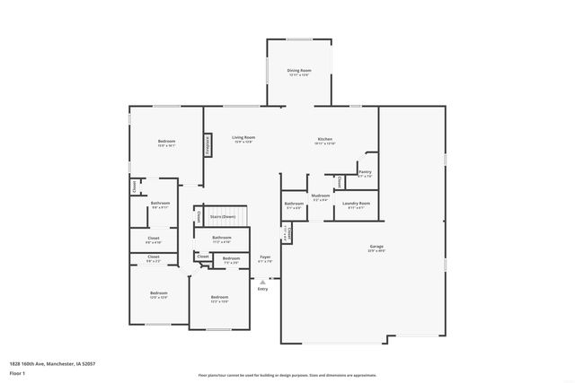 1828 160th Ave, Manchester, IA 52057