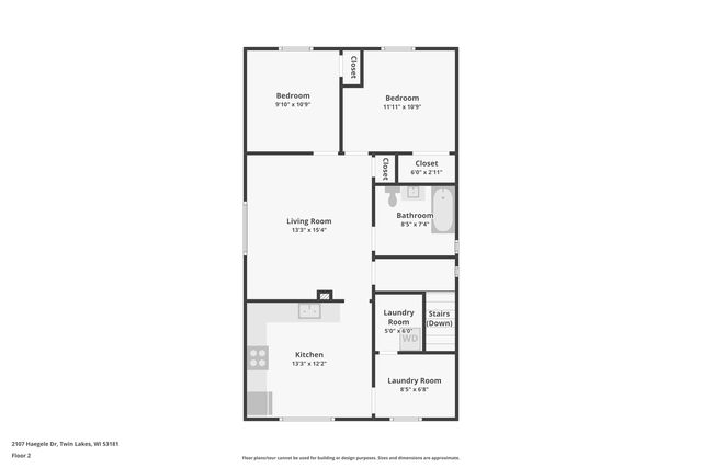 2107 Haegele DRIVE, Twin Lakes, WI 53181