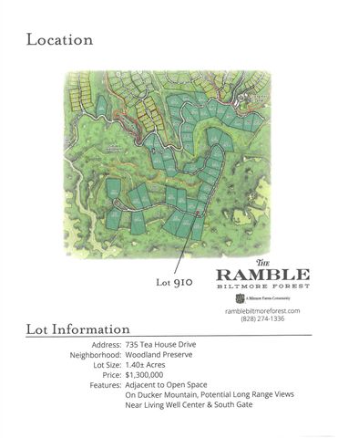 735 Tea House Drive 910, Asheville, NC 28803